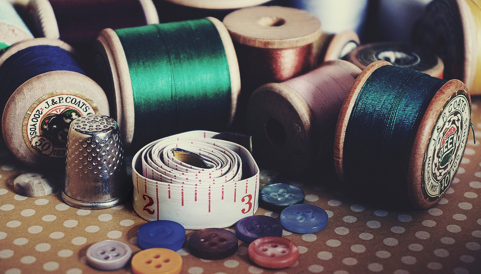 Buttons and thread