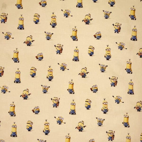 Minions Despicable Me Fabric 100% Cotton Official Licence - 140cm Wide ...