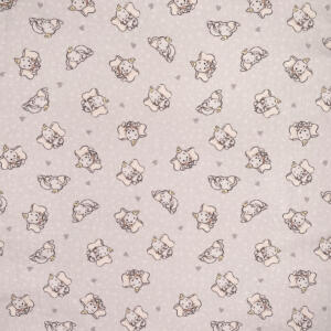 A pale background with a repeating pattern of illustrated kittens. The kittens have various expressions and poses, some adorned with small stars and hearts. The overall design is cute and whimsical, with light, pastel colors.