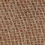Close-up of brown burlap fabric with a coarse, woven texture. The interlaced natural fibers create a rustic and rough pattern, characteristic of the material often used for sacks, crafts, and decoration.