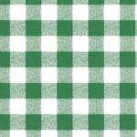 A checkered pattern with alternating green and white squares arranged in a grid layout. The squares are evenly spaced, creating a simple and symmetrical design. The green squares have a slightly textured, grainy appearance.