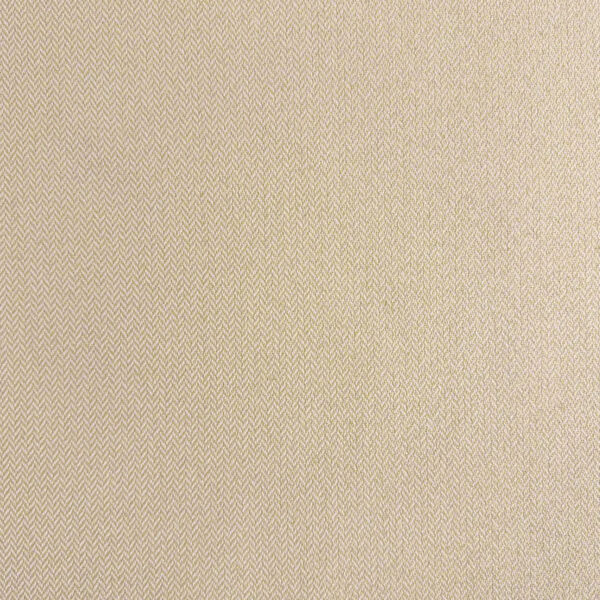 Close-up of a beige fabric featuring a subtle herringbone pattern. The texture is fine, with diagonal lines creating a zigzag design, giving the fabric a sophisticated and timeless appearance.