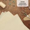 100% Cotton Calico Fabric | 60" Extra Wide | Natural, White & Black - Image 12