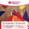 Plain 100% Cotton Fabric | 60" Extra Wide | 50 Colours (140gsm) - Image 5
