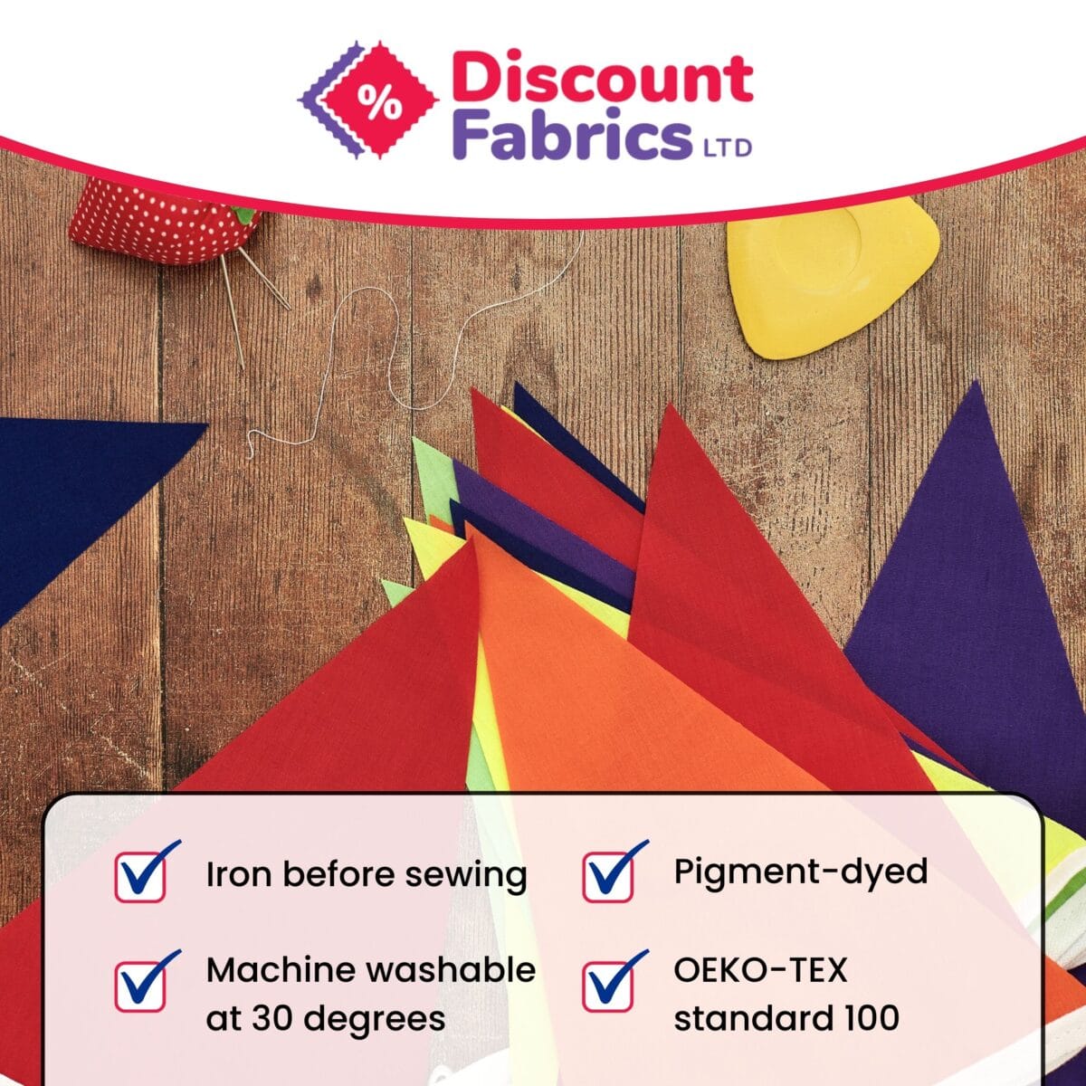 Plain 100% Cotton Fabric | 60" Extra Wide | 50 Colours (140gsm) - Image 5