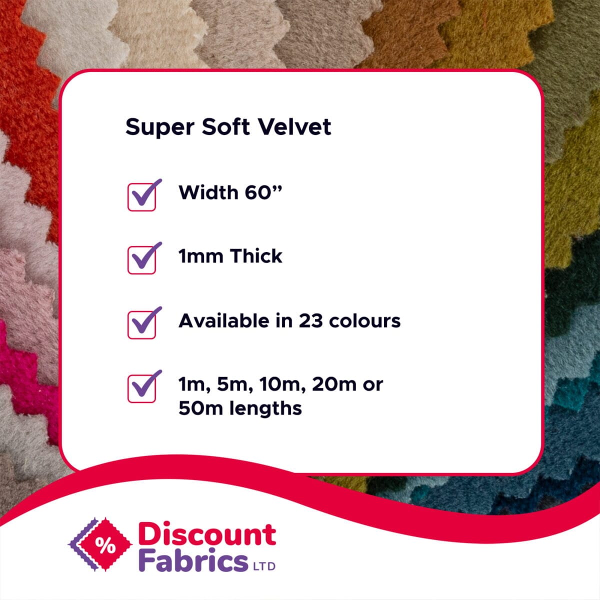 Plush Super Velvet Fabric | 60" Extra Wide | Curtains & Soft Furnishings - Image 3