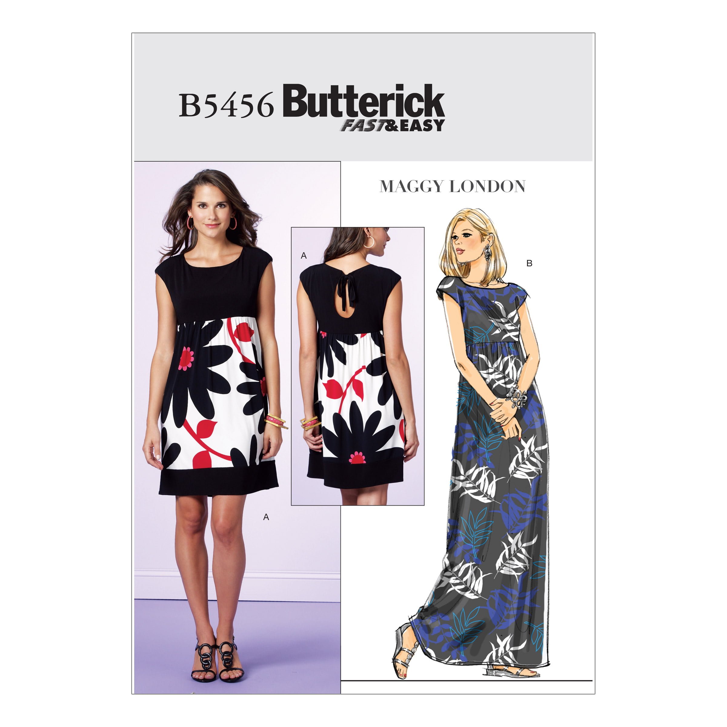 Butterick | B5456 | Misses' and Misses' Petite Pullover Dress - Image 1