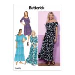 Butterick | B6451 | Misses' Gathered, Blouson Dresses