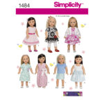 Simplicity | 1484 | 18" Doll Clothes 1484