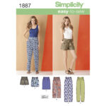 Simplicity | 1887 | Misses' Pants & Skirts