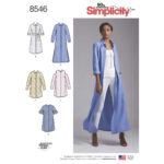 Simplicity | 8546 | Misses' & Miss Petite Shirt Dresses