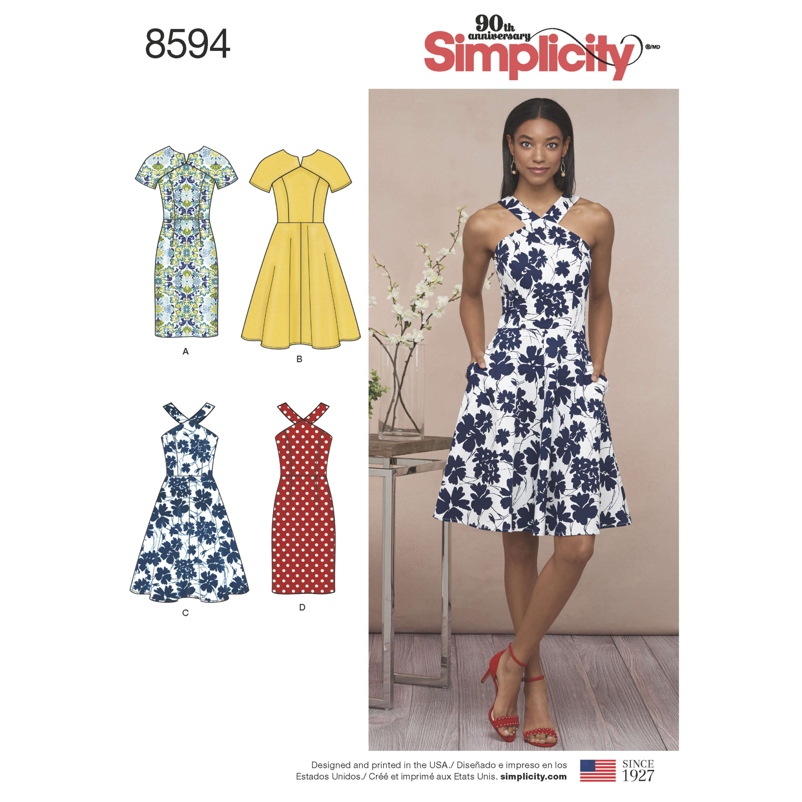 S8594_envelope_front-scaled-1.jpg Simplicity | 8594 | Misses' & Petites' Dresses - Image 1