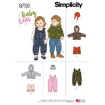 Simplicity | 8759 | Babies' Sportswear