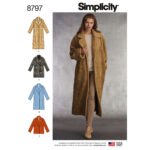 Simplicity | 8797 | Misses' Loose-Fitting Lined Coat
