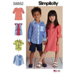 Simplicity | S8852 | Children's Dresses and Shirt