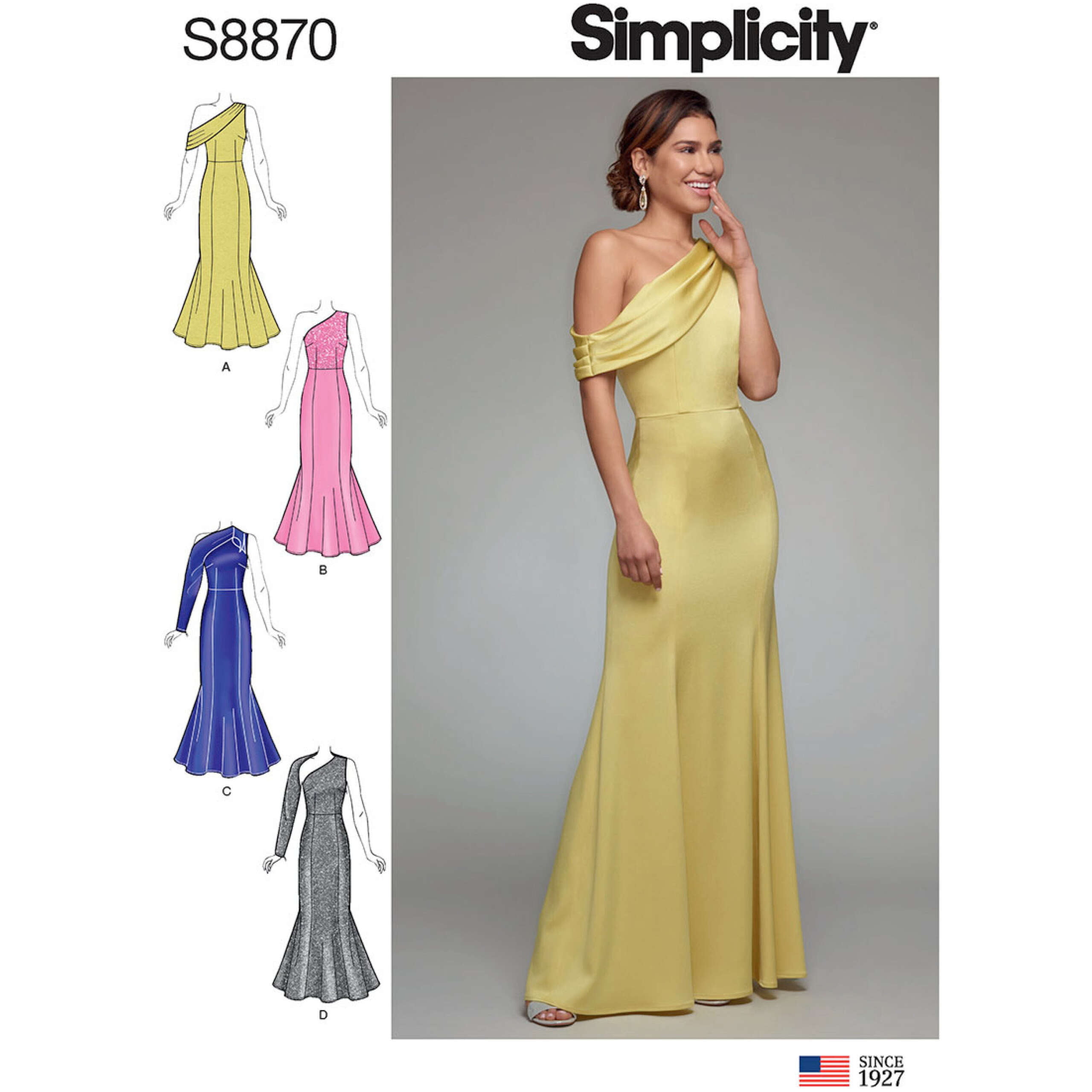 S8870_envelope_front-scaled-1.jpg Simplicity | S8870 | Misses'/Miss Petite Dress - Image 1