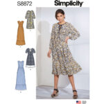 Simplicity | S8872 | Misses' Pullover Dress