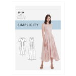 Simplicity | S9134 | Misses' Released Pleat Dress