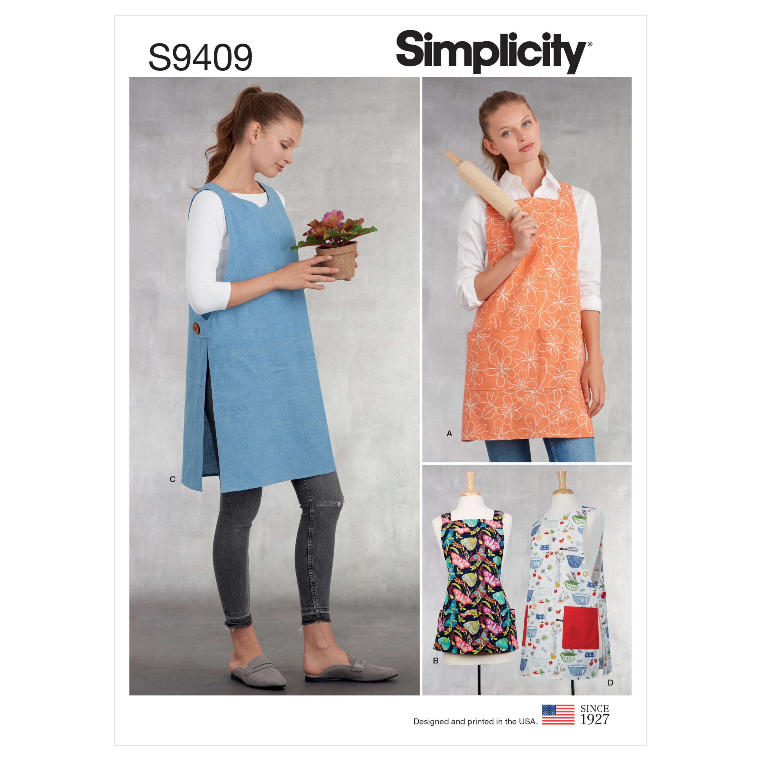 Simplicity | S9409 | Misses' Aprons - Image 1