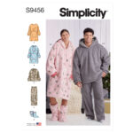 Simplicity | S9456 | Unisex Oversized Hoodies, Pants and Booties
