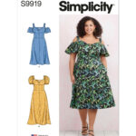 Simplicity | S9919 | Women's Dress with Sleeve and Length Variations