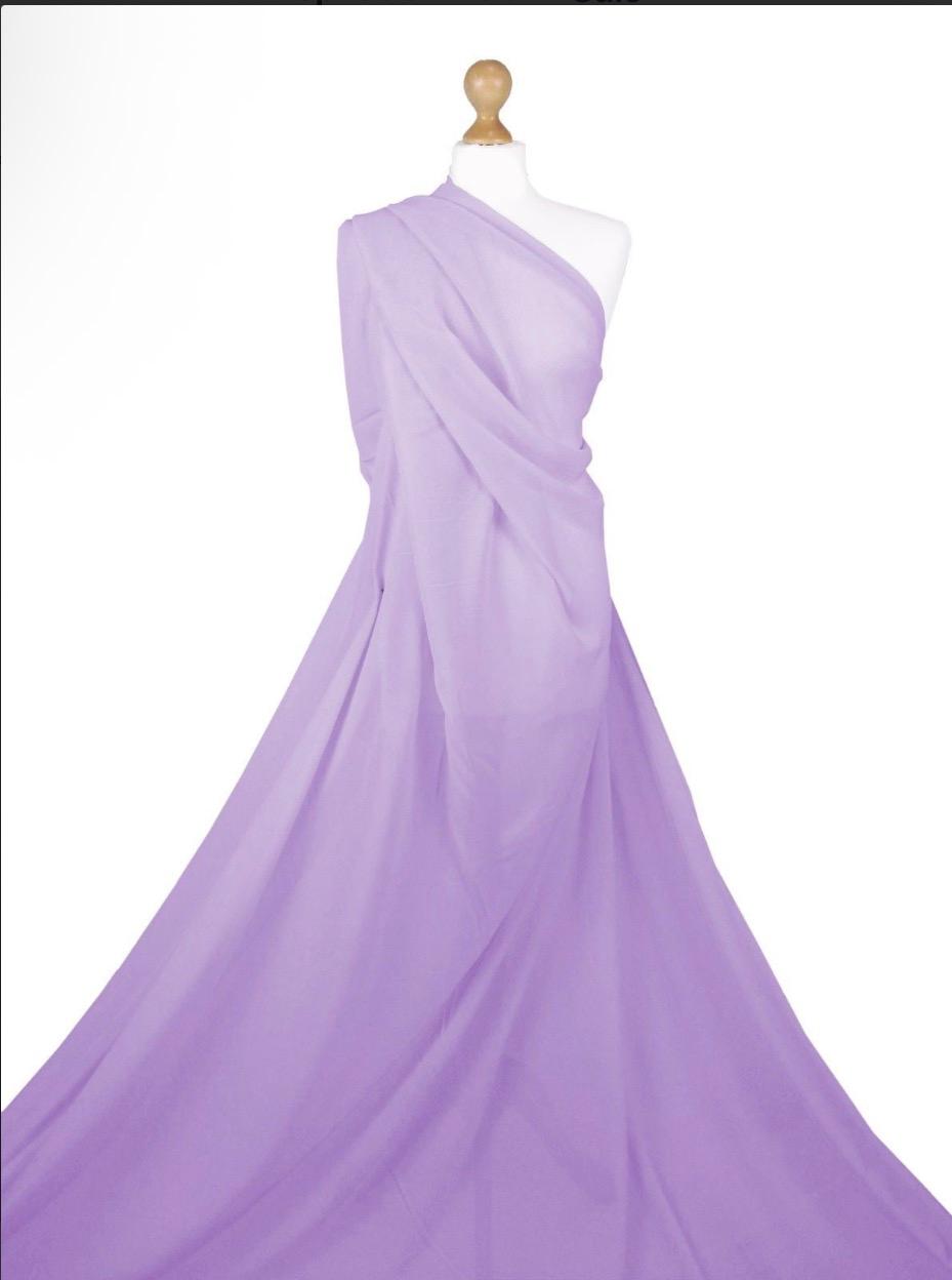 Chiffon fabric — sheer, floaty and beautifully romantic for spring occasionwear and evening dresses