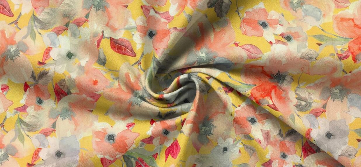 Cotton lawn fabric — lightweight, smooth spring sewing material