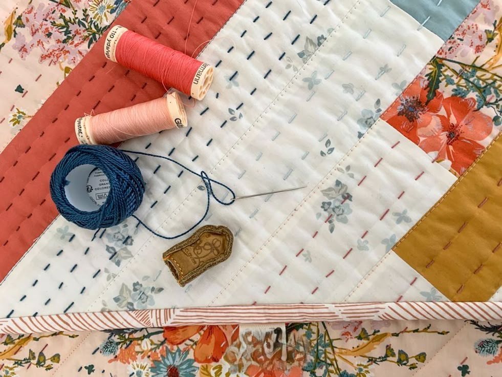 Handmade patchwork quilt — a beautiful and personal Mother's Day gift