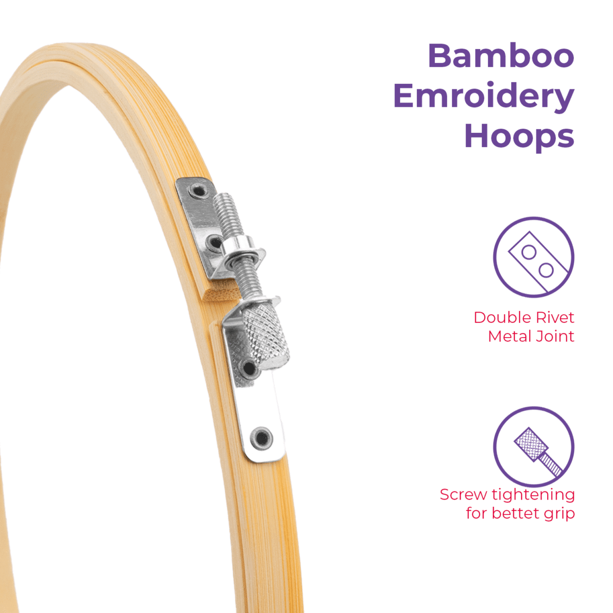Wooden Embroidery Frame | Embroidery Hoop - Image 4