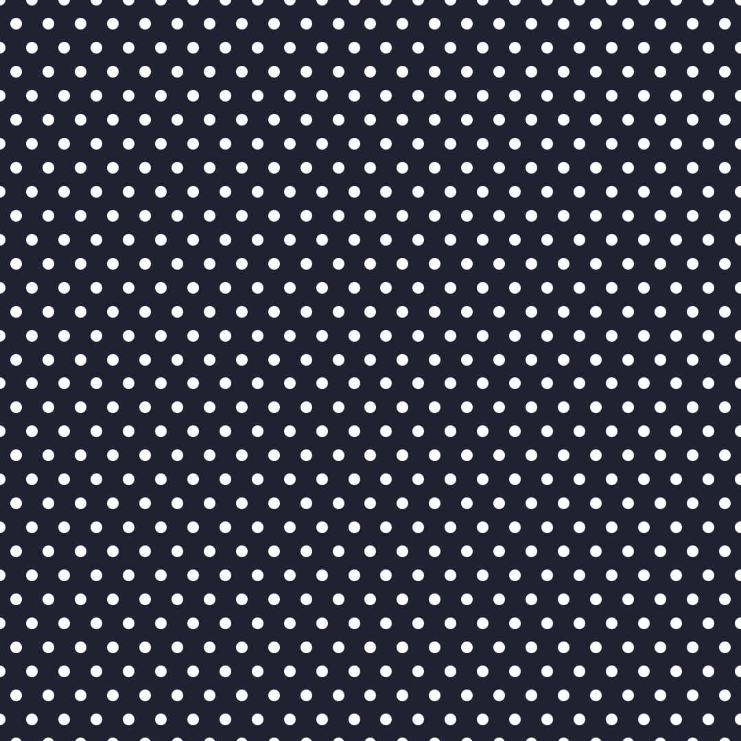 Rose and Hubble Polka Dot Poplin — Navy