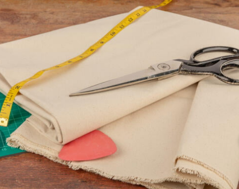 Cotton canvas fabric