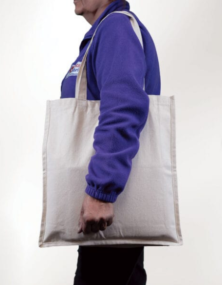 Bag making supplies flat lay