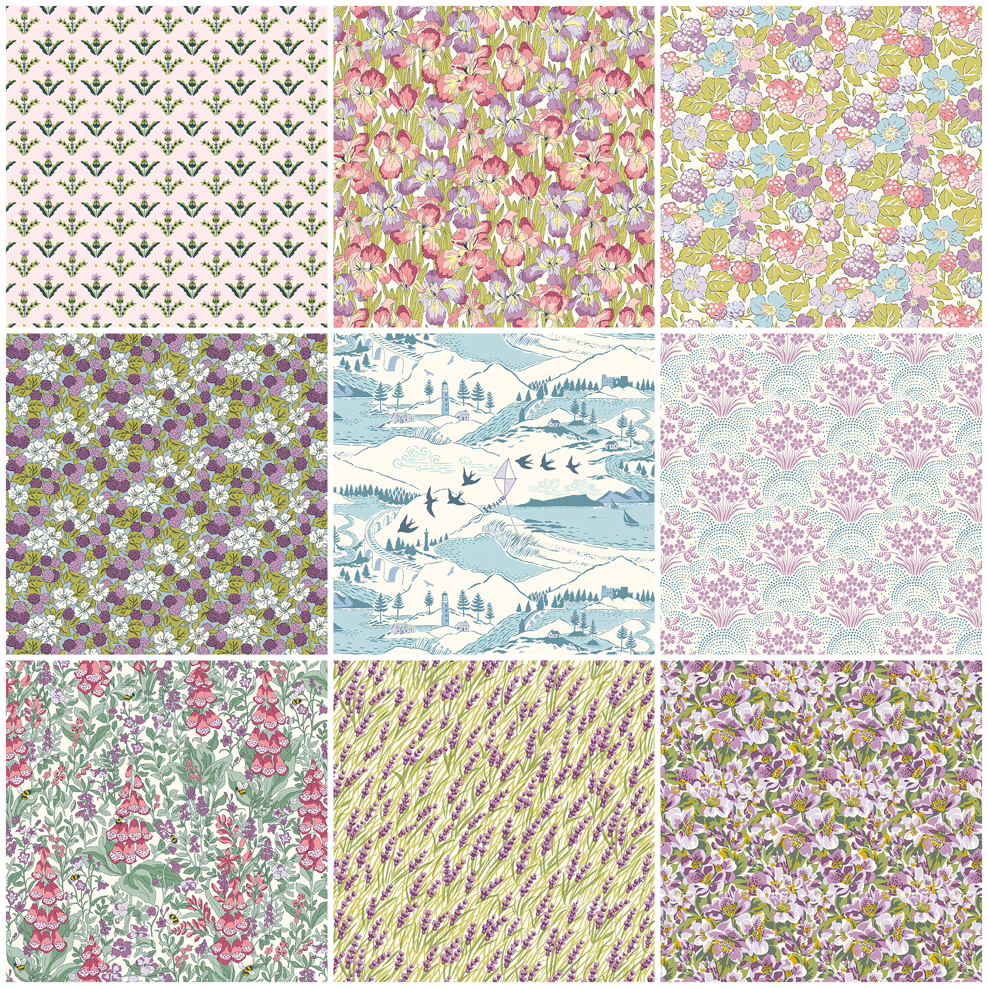 Untitled-1.png Liberty Fabric | 100% Cotton Fabric | Highlands - Image 1