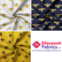 Rose & Hubble Cotton Poplin Fabric | Bumblebee Print | 100% Cotton (130gsm)