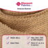 Hessian Table Runner | 30cm Wide | Natural Jute Fabric - Image 2