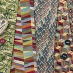 Moderno Woven Tapestry Fabric | Geometric & Tropical Patterns (320gsm)