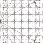 OLFA QR-6x24 Frosted Quilt Ruler – 6" x 24" Non-Slip Acrylic Ruler