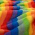 Plush Fur Fabric | Faux Fur | Rainbow  Fur Fabric - Image 3