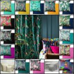 Cushion Cover | Velvet Cushion Cover | Tropical Print