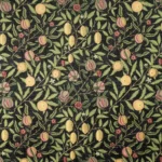 William Morris Fruit Velvet Fabric | Printed Upholstery