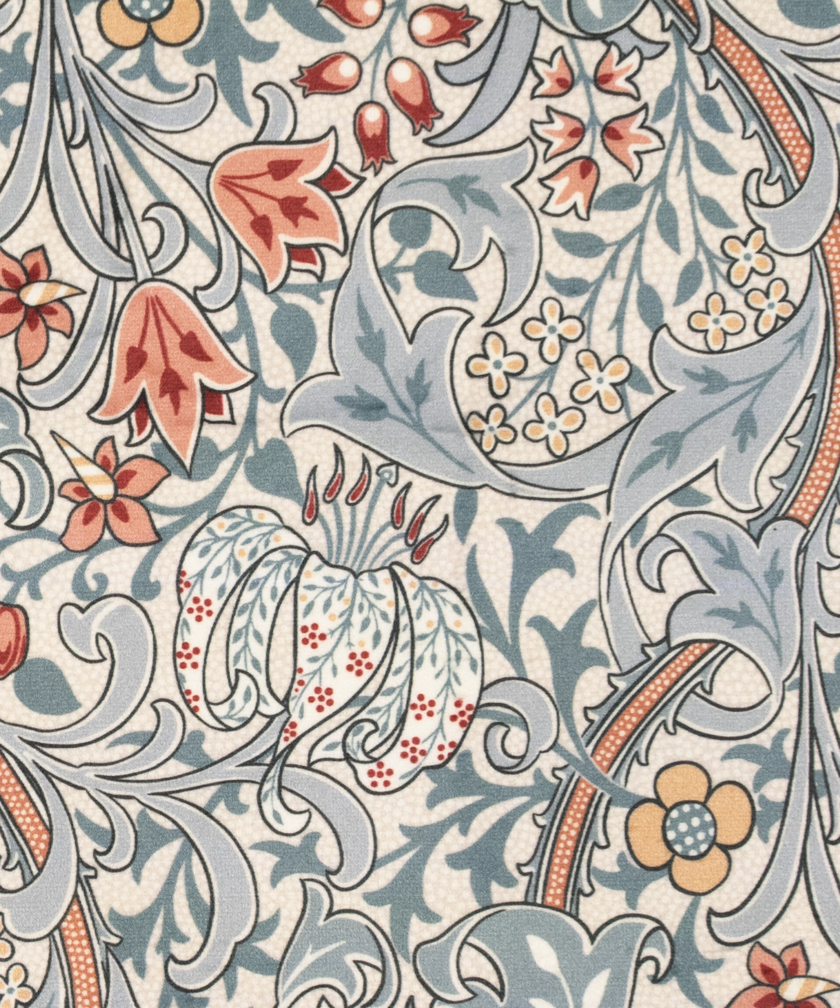 William Morris Outdoor Fabric — Honeysuckle print