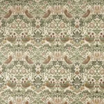 William Morris Strawberry Thief Velvet Fabric | Printed Upholstery