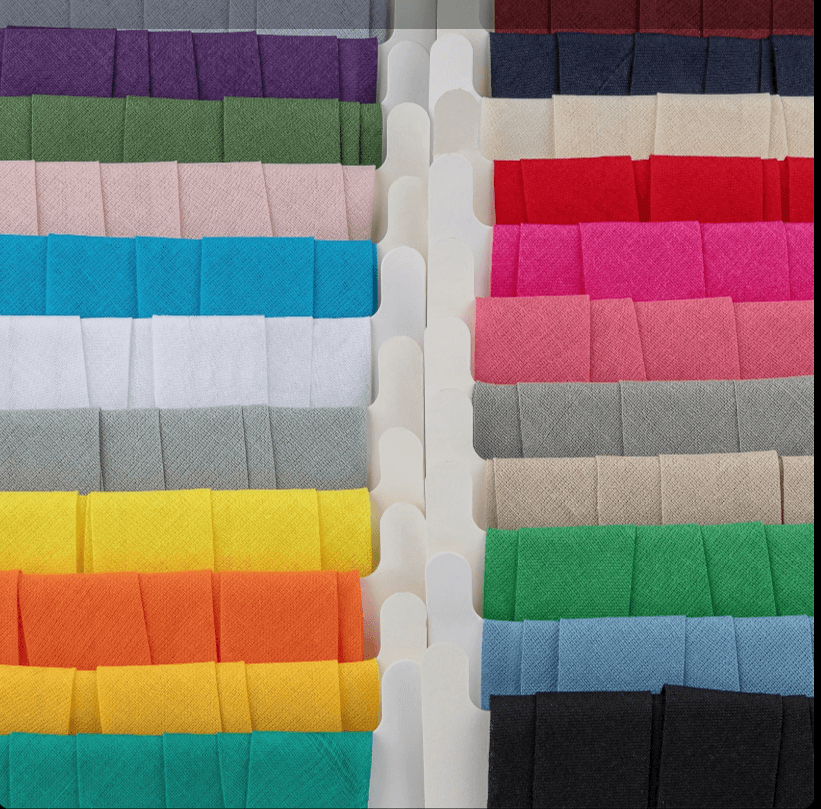 Cotton Bias Binding various colours