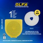 OLFA RB45-1 Rotary Blade – 45mm Replacement Blade (1 Pack)