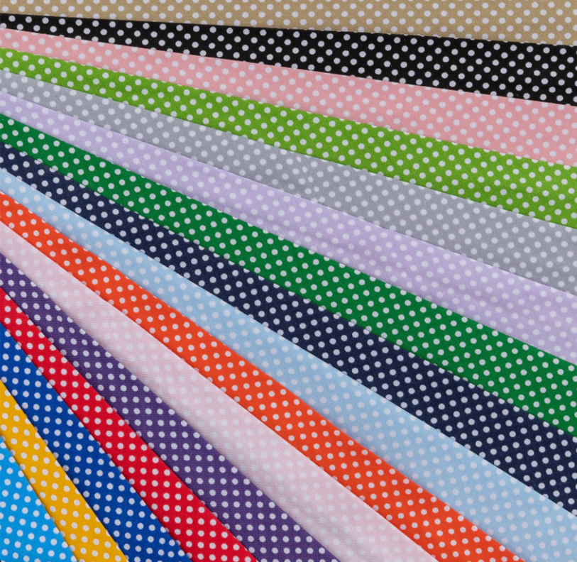 Polka Dot Bias Binding 18mm 30mm wide