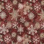 Metallic Lurex Christmas Upholstery Fabric – Festive Cotton Blend (360 GSM / 140cm Wide)