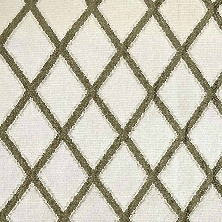 Forest green Jacquard fabric swatch