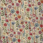 Kew Gardens Floral Tapestry Fabric – New World Tapestry Meadow Upholstery Material (360 GSM / 140cm Wide)