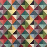 Big Holland Multi Tapestry Fabric – New World Tapestry Geometric Upholstery Material (360 GSM / 140cm Wide)