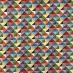 Little Holland Multi Tapestry Fabric – New World Tapestry Small Geometric Upholstery Material (360 GSM / 140cm Wide)